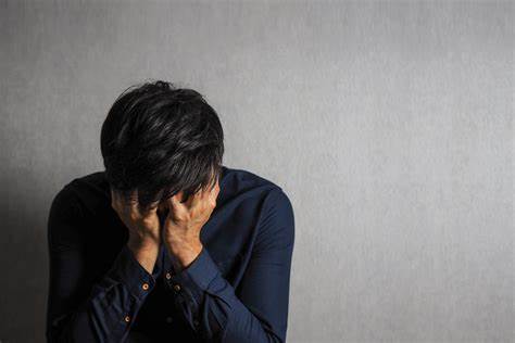 気分が落ち込んでいる 様子