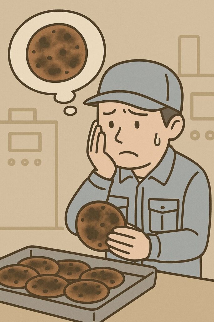 品質に疑問を抱いている様子