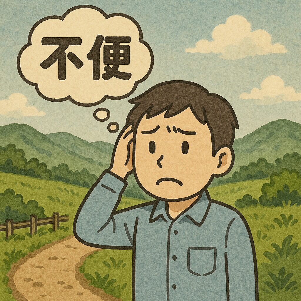 田舎不便