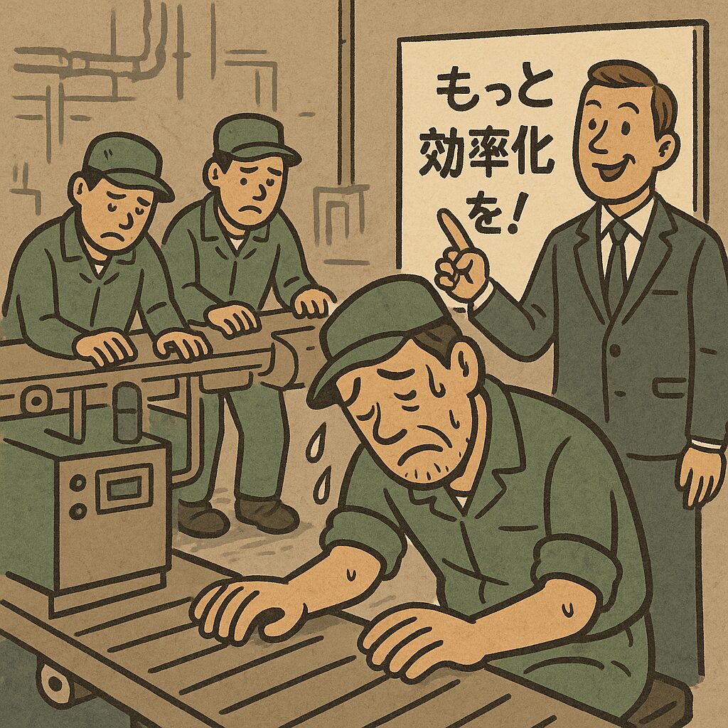 現場が見下されている様子