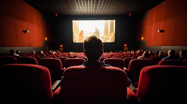 映画見てい人る